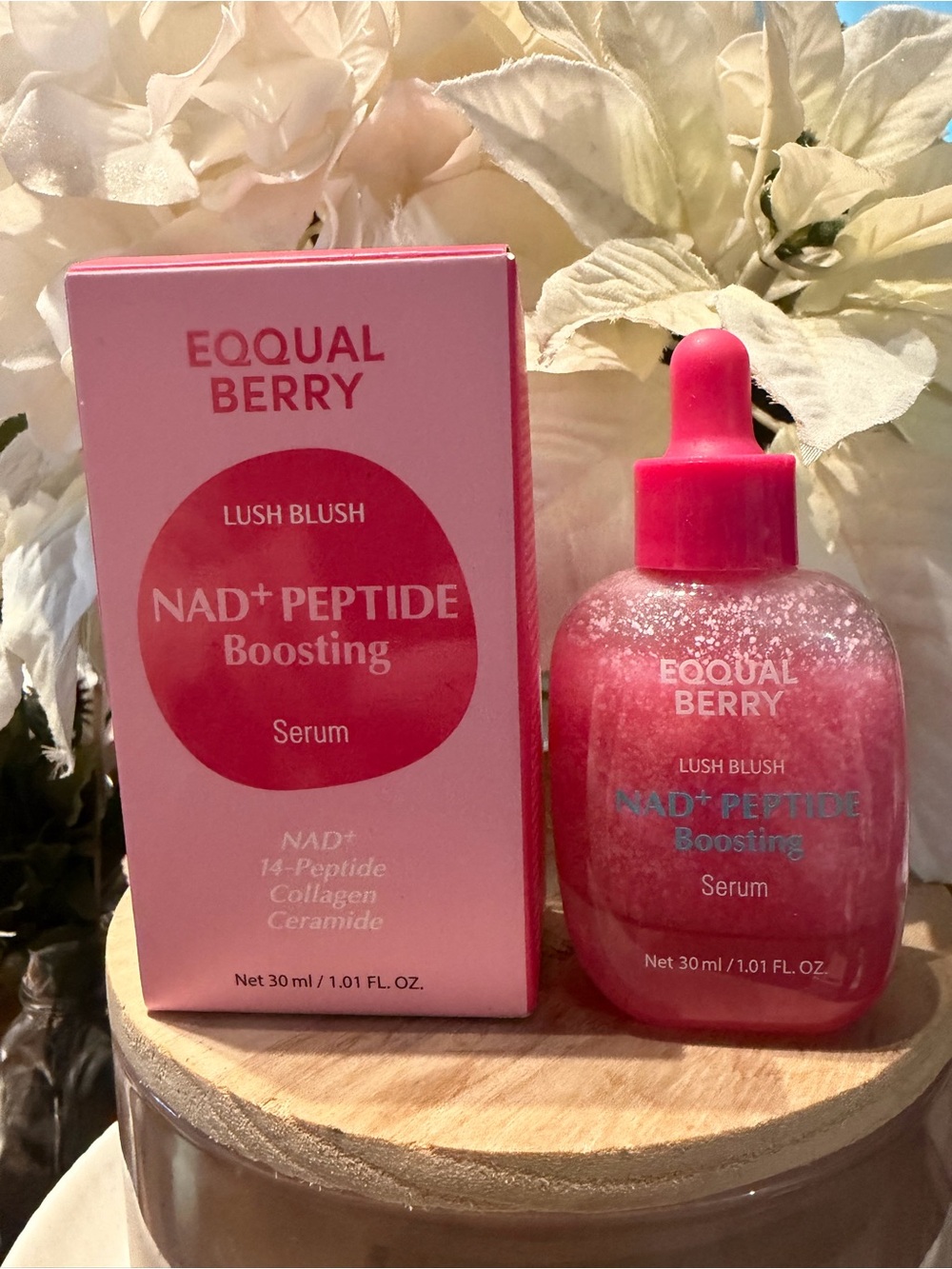 Eqqual Berry lush blush NAD+ Peptide Boosting Serum Korean Skincare